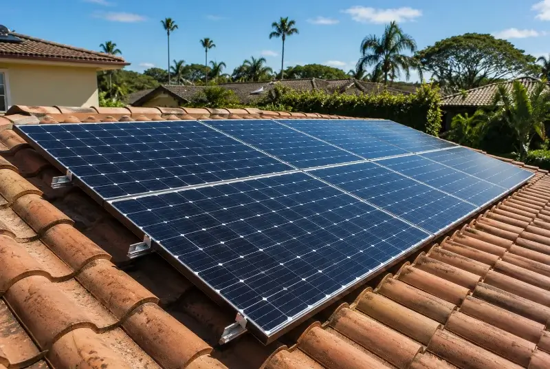 Installation de panneaux solaires à Saint-Saturnin-de-Lucian
